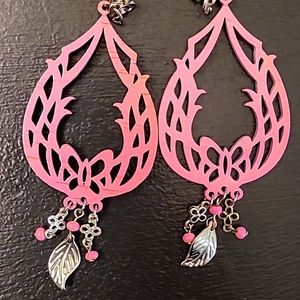 Boho pierced earrings